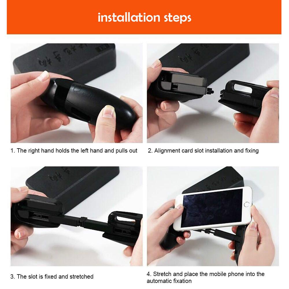 Newest Goose Egg Gamepad Controller Foldable Phone Gamepad Andriod Stand Holder for PUBG/Rules of Survival 4.7-6.7in Phones