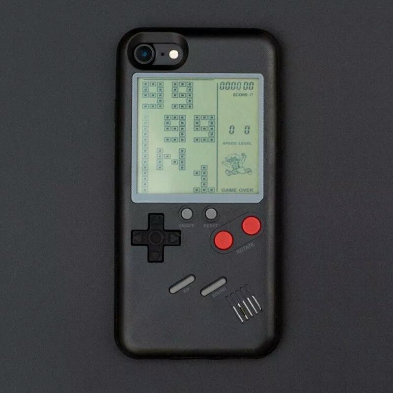 Tetris Phone Cases Play Blokus Game Console Cover Protective Gift Fitted Case for iPhone