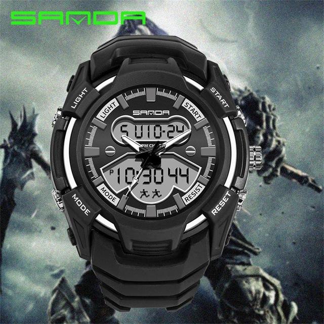 Outdoors Watch Waterproof Calendar S Shock Men Military Army Sport Clock New G Style Digital Dual Time Wrist watches