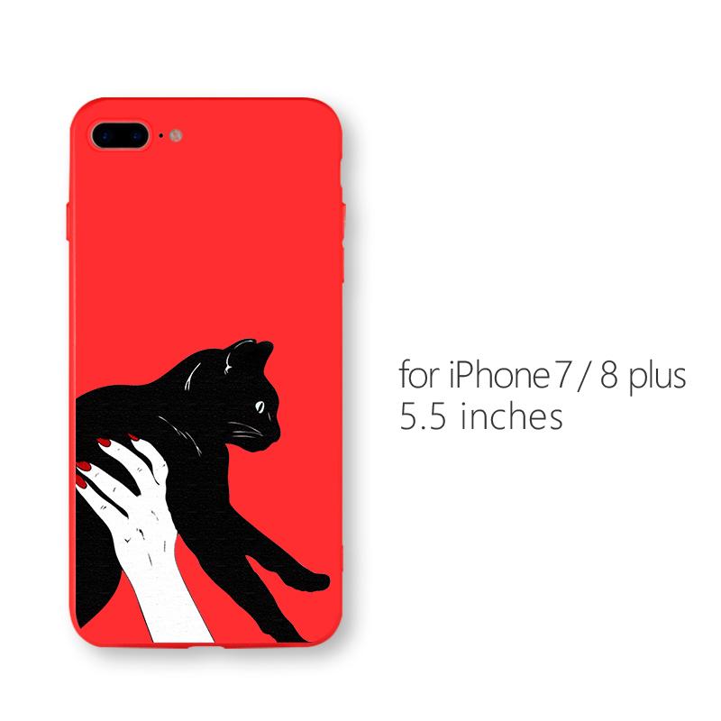 2018 New Ultra Thin Red Cute Phone Cases