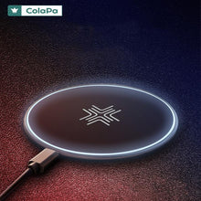 Load image into Gallery viewer, 10W Wireless Charger , Qi Fast Wireless Charging Pad LED Breathing Light For iPhone X8 Samsung Note 8 S8 S7 S6 *47% OFF* - ColaPa - Discover Hot Mobile Accessories Online