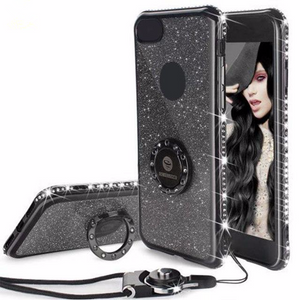 Bling Diamond Rhinestone Bumper Ring Stand Thin Soft Protective iPhone Case *42% OFF* - ColaPa - Discover Hot Mobile Accessories Online