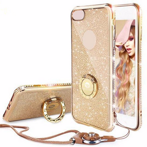 Bling Diamond Rhinestone Bumper Ring Stand Thin Soft Protective iPhone Case *42% OFF* - ColaPa - Discover Hot Mobile Accessories Online