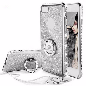 Bling Diamond Rhinestone Bumper Ring Stand Thin Soft Protective iPhone Case *42% OFF* - ColaPa - Discover Hot Mobile Accessories Online