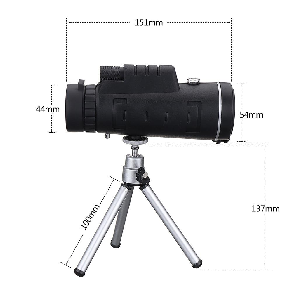 High Power Prism Monocular Telescope