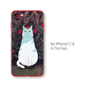 2018 New Ultra Thin Red Cute Phone Cases