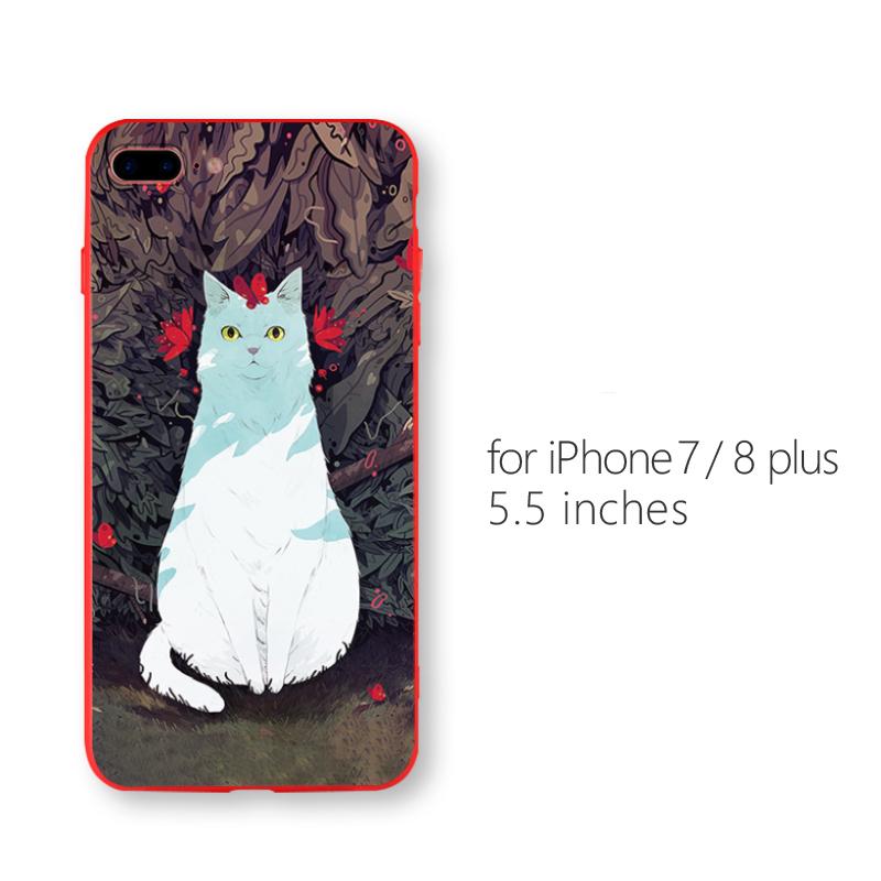 2018 New Ultra Thin Red Cute Phone Cases