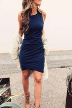 Load image into Gallery viewer, Zraus Casual Cotton Sheath Mini Dress