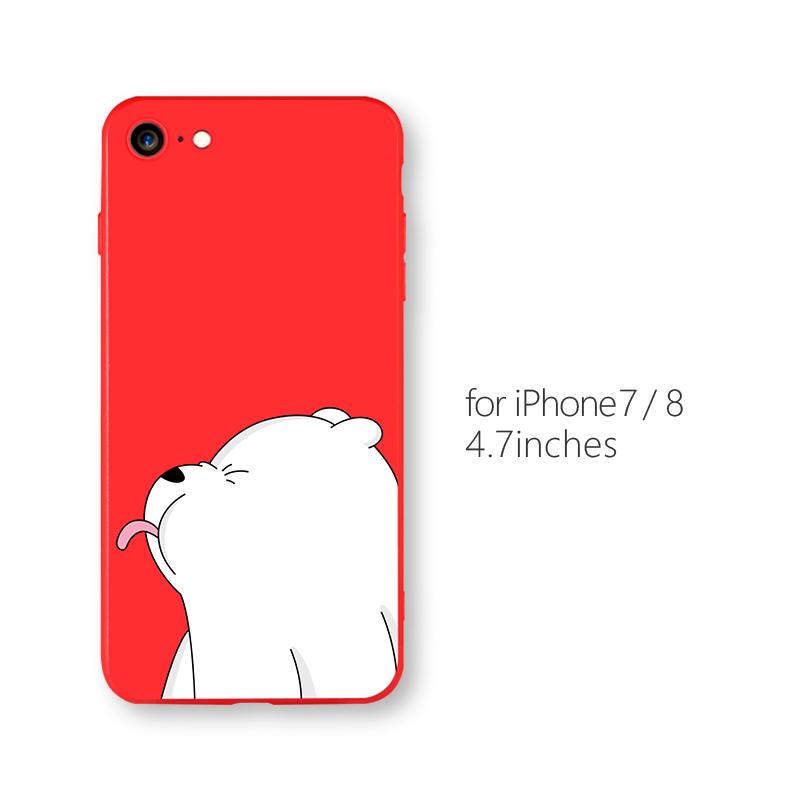 2018 New Ultra Thin Red Cute Phone Cases