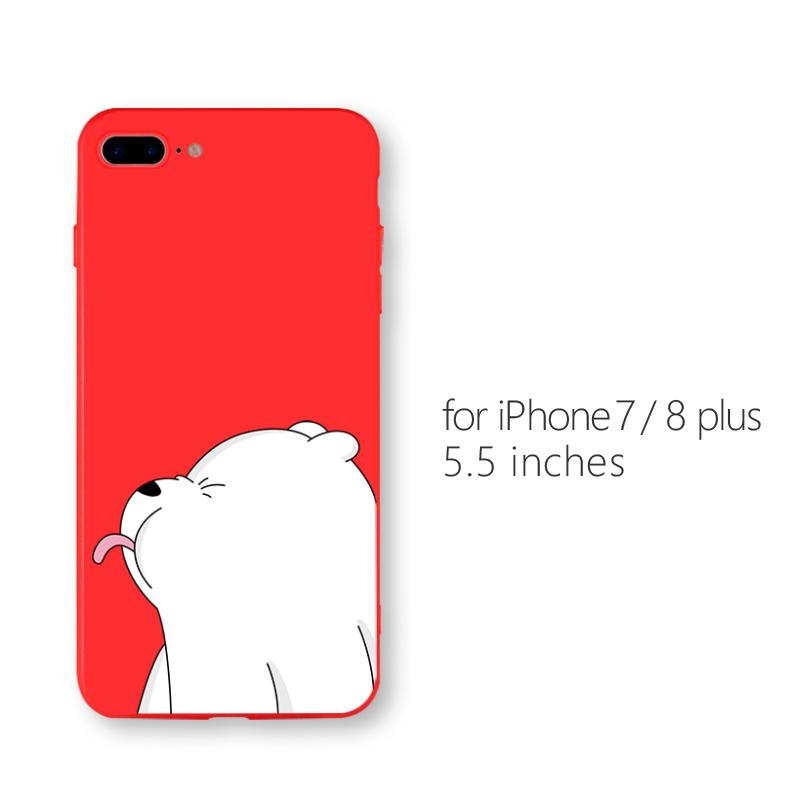 2018 New Ultra Thin Red Cute Phone Cases