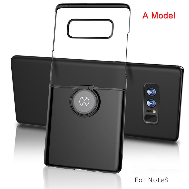 Luxury Two-color Case cute clear PC back cover for Galaxy Note 8