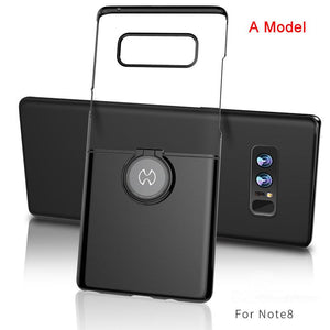 Luxury Two-color Case cute clear PC back cover for Galaxy Note 8