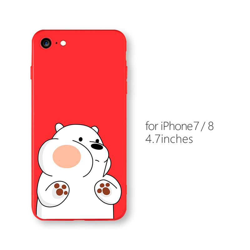 2018 New Ultra Thin Red Cute Phone Cases