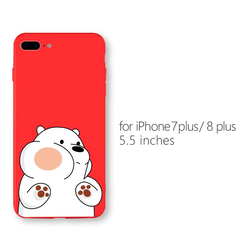 2018 New Ultra Thin Red Cute Phone Cases