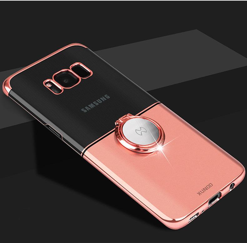 Luxury Two-color Case cute clear PC back cover for Galaxy Note 8