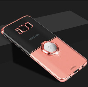 Luxury Two-color Case cute clear PC back cover for Galaxy Note 8