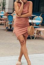 Load image into Gallery viewer, Zraus Casual Cotton Sheath Mini Dress
