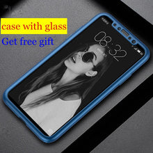 Load image into Gallery viewer, New cover front back full protect with screen protector glass for iphone X