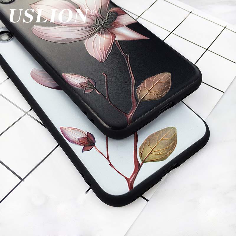 Fashion 3D White Flower Paint Case Vintage Soft TPU Back Cover Cases Coque For iPhone *20% OFF* - ColaPa - Discover Hot Mobile Accessories Online