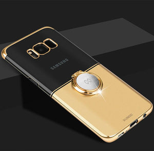 Luxury Two-color Case cute clear PC back cover for Galaxy Note 8