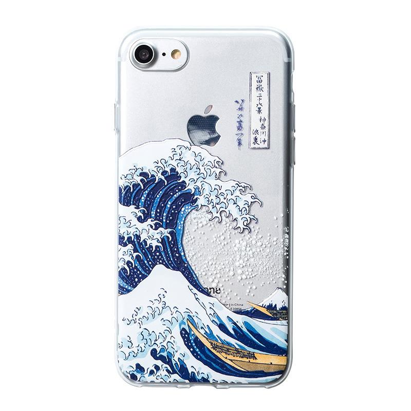 Relief Phone Case for iPhone 6s 6 Plus Case Emboss Artistic Van Gogh Starry Night Soft for iPhone X iPhone 8 7 Plus Case