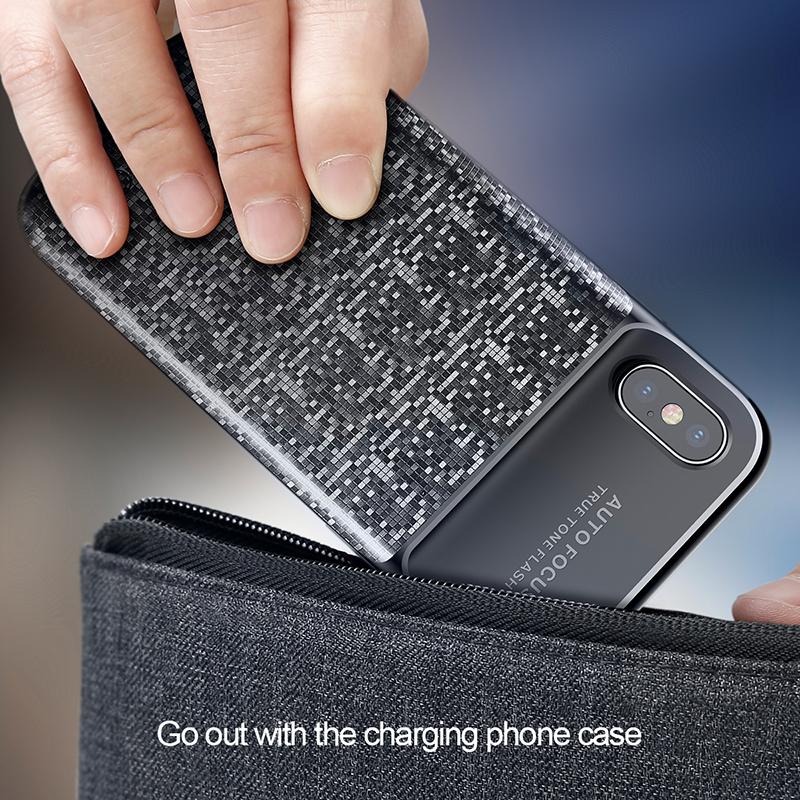 3500mAh Battery Charger Case For iPhone X Power Bank Charging Case Ultra Thin Powerbank Charger Case for iPhone X