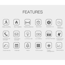 Charger l&#39;image dans la galerie, NEW Smart Watch Wireless Alarm clock Fitness Bluetooth Waterproof Smartwatch For IOS/Android Phone