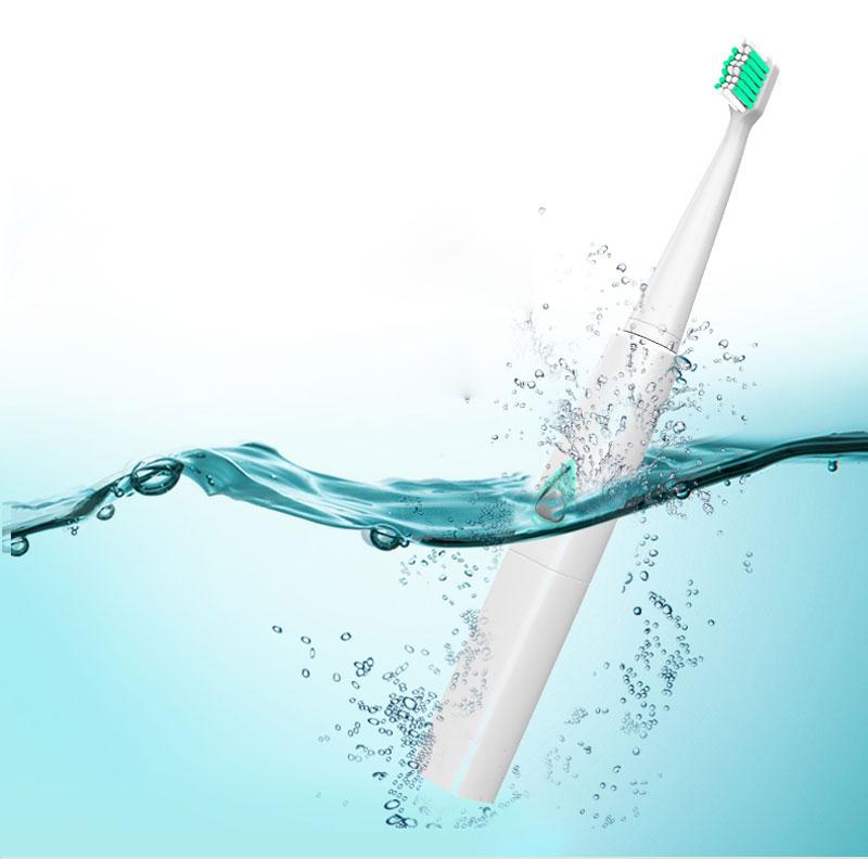 Sonic Electric Toothbrush Adult Oral Hygiene Wireless Rechargeable Ultrasonic Tooth Brush With 3 Replacement Brush Heads