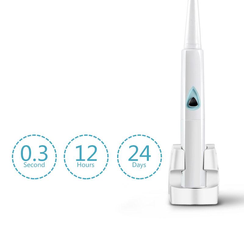 Sonic Electric Toothbrush Adult Oral Hygiene Wireless Rechargeable Ultrasonic Tooth Brush With 3 Replacement Brush Heads