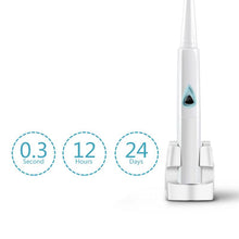 Load image into Gallery viewer, Sonic Electric Toothbrush Adult Oral Hygiene Wireless Rechargeable Ultrasonic Tooth Brush With 3 Replacement Brush Heads
