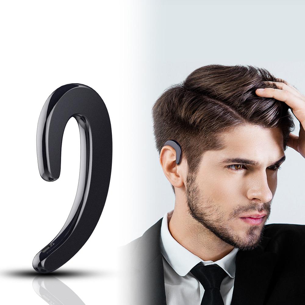 Mini Wireless Bluetooth Earphone with Mic earhook Headset Music Earbud Noise Canceling for Android/iPhone