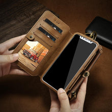 Load image into Gallery viewer, Luxury Retro Wallet Phone Case