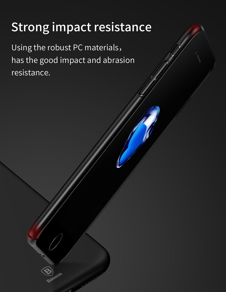 Baseus Luxury Smooth Red Case For iPhone *30% OFF* - ColaPa - Discover Hot Mobile Accessories Online