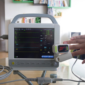 New!! Finger Pulse Oximeter With Case Fingertip Oximetro de pulso de dedo LED Pulse Oximeters Saturator Pulsioximetro