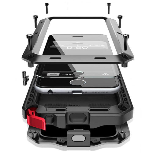 LUXURY RUGGED ARMOR SHOCKPROOF METAL ALUMINUM PHONE CASE