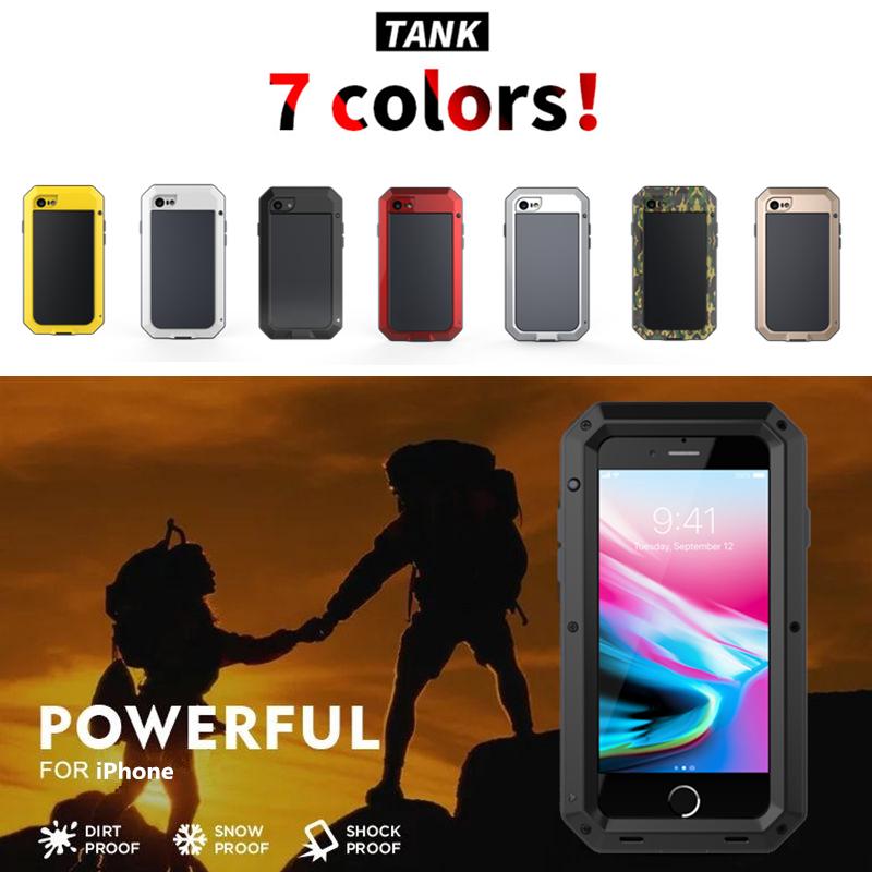 LUXURY RUGGED ARMOR SHOCKPROOF METAL ALUMINUM PHONE CASE