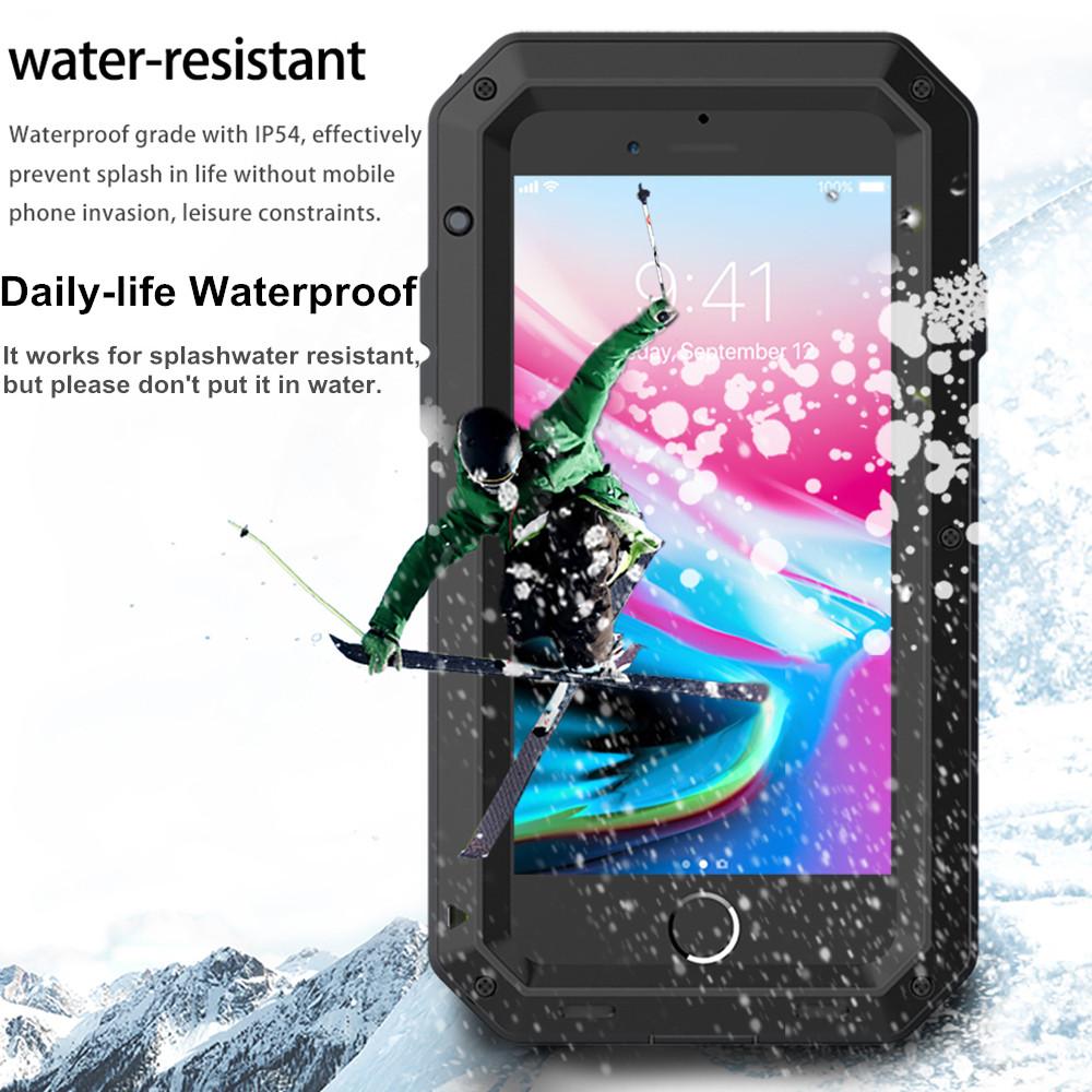 LUXURY RUGGED ARMOR SHOCKPROOF METAL ALUMINUM PHONE CASE