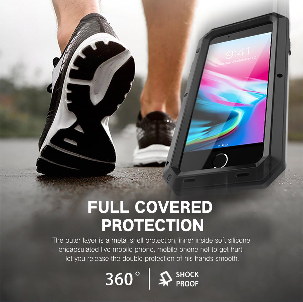 LUXURY RUGGED ARMOR SHOCKPROOF METAL ALUMINUM PHONE CASE