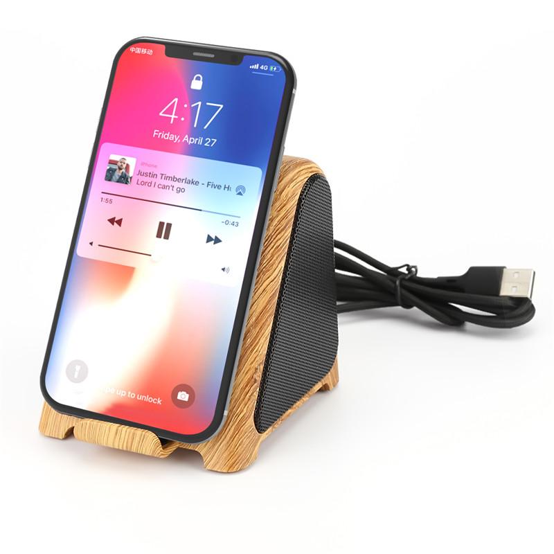 Qi Fast Wireless Charging Stand With Bluetooth Speaker