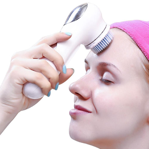 Facial Cleansing Brush For Face Deep Pores Electric Cleaning Massager Exfoliator Scrubber Skin KD-3033SA