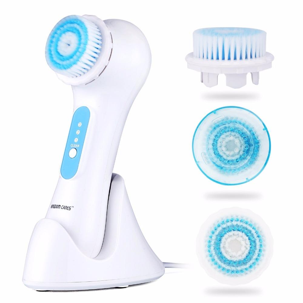 Facial Cleansing Brush For Face Deep Pores Electric Cleaning Massager Exfoliator Scrubber Skin KD-3033SA