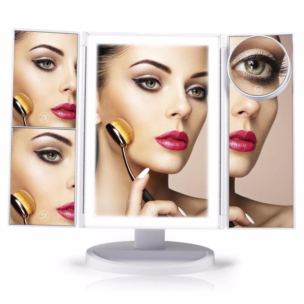 2018 HOT Touch Screen Led Light Makeup Mirror