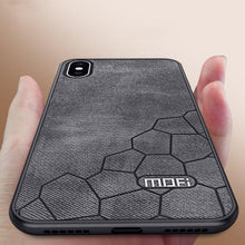 Load image into Gallery viewer, Luxury Original Fabric Shockproof Matte Hard Back Cover For iphone XS Max Case