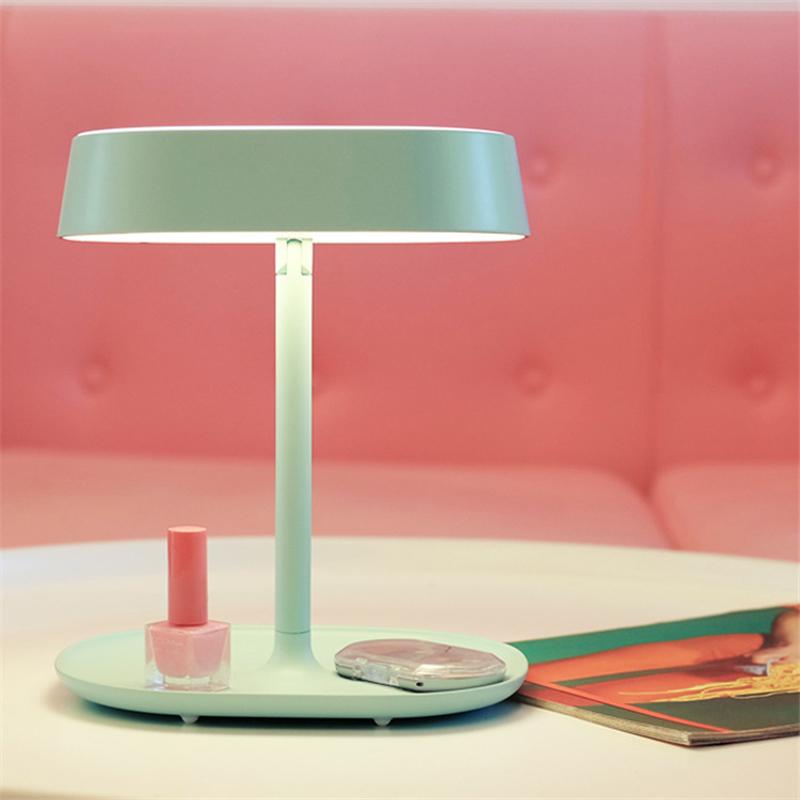 Rechargeable LED makeup mirror lamp storage three in one mirror lamp