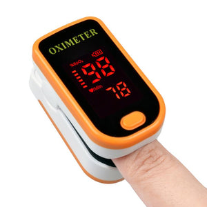 New!! Finger Pulse Oximeter With Case Fingertip Oximetro de pulso de dedo LED Pulse Oximeters Saturator Pulsioximetro