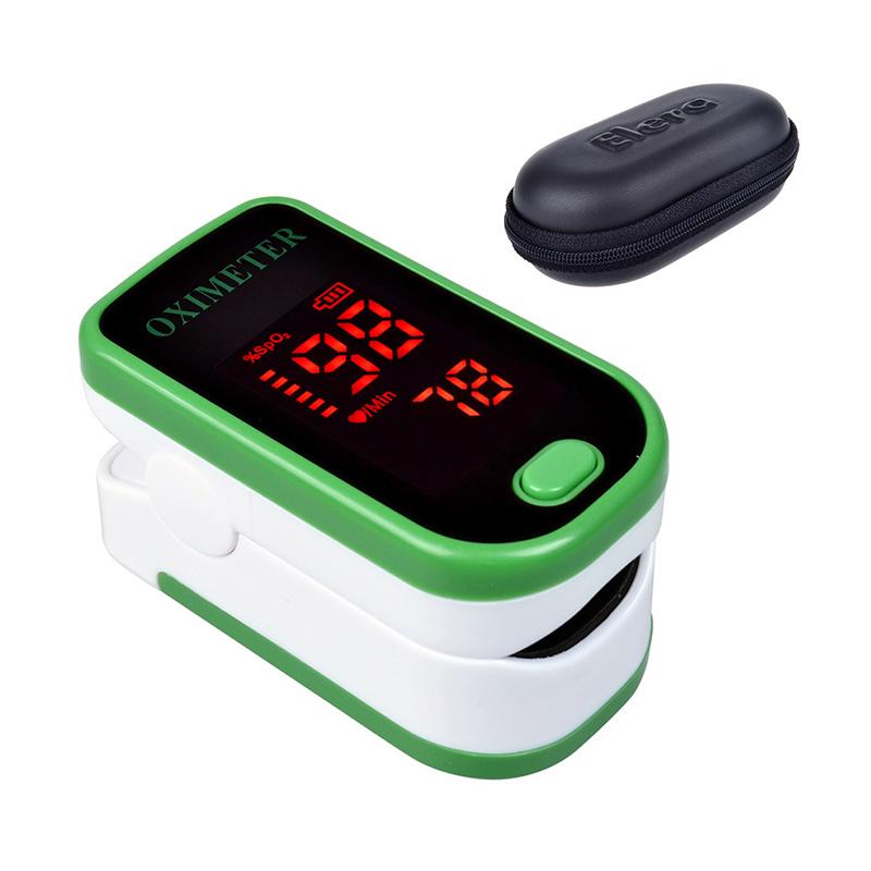 New!! Finger Pulse Oximeter With Case Fingertip Oximetro de pulso de dedo LED Pulse Oximeters Saturator Pulsioximetro