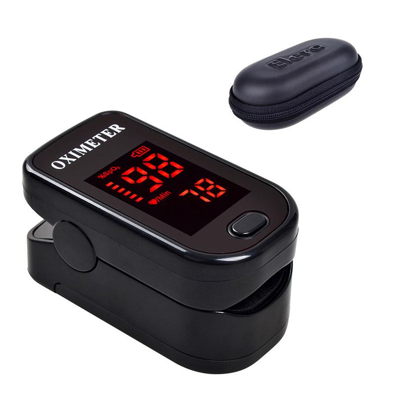 New!! Finger Pulse Oximeter With Case Fingertip Oximetro de pulso de dedo LED Pulse Oximeters Saturator Pulsioximetro