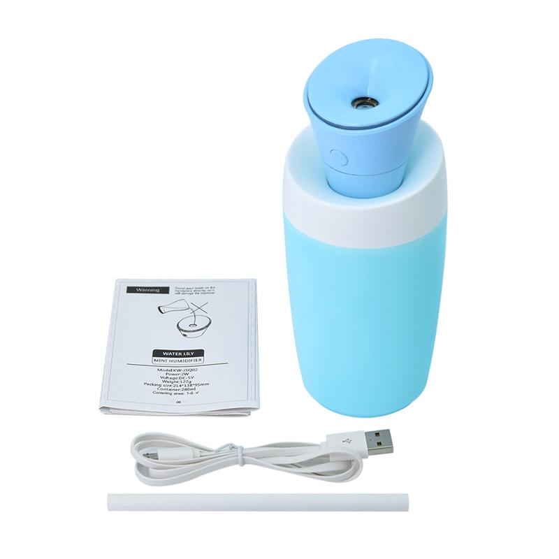 New Mini Ultrasonic Cool Mist USB Car Air Humidifier Portable Car Humidifier for home Water Tank