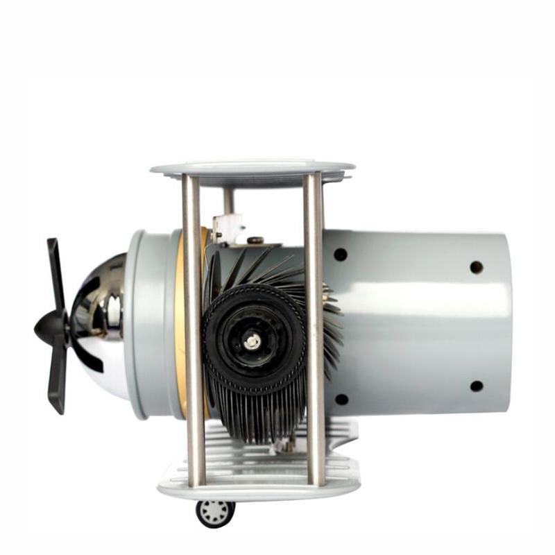 New 2018 Retro Airplane Propellor Airscrew Retro Auto Balance Flip Clock Desk Table Down Page Internal Gear Operated Clock