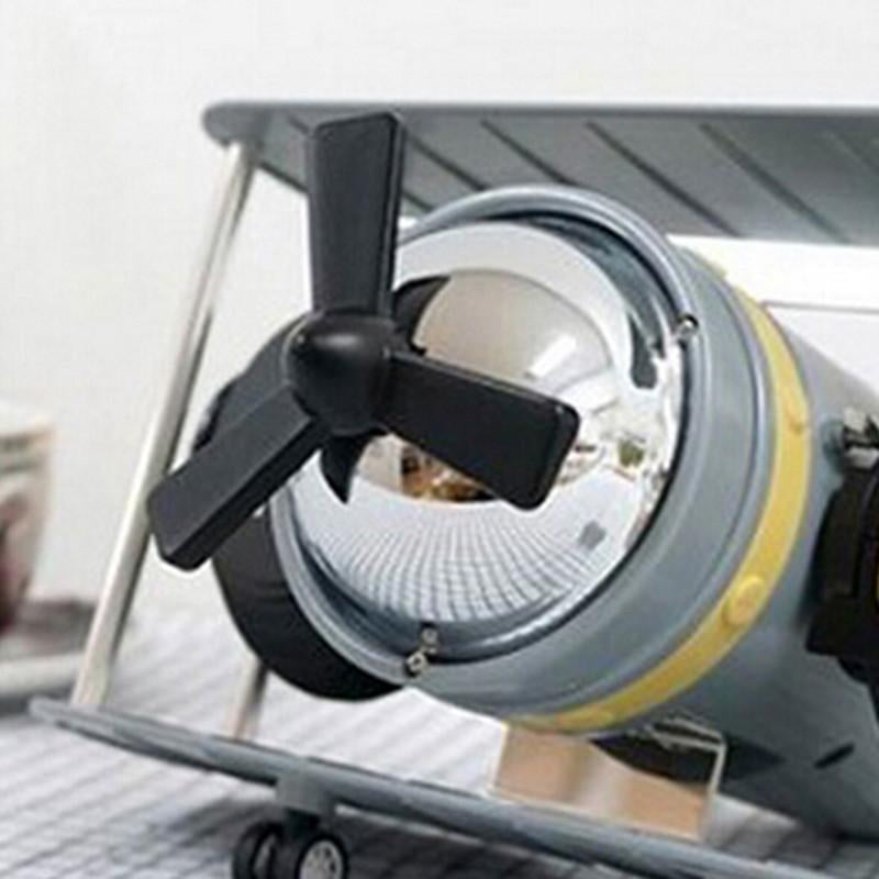 New 2018 Retro Airplane Propellor Airscrew Retro Auto Balance Flip Clock Desk Table Down Page Internal Gear Operated Clock